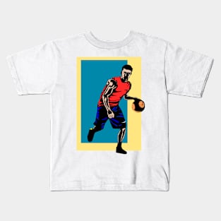 Basketball Player Kids T-Shirt